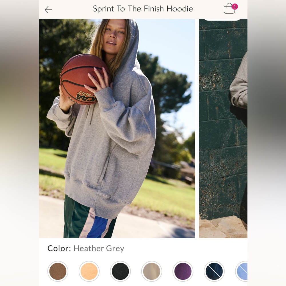 Free People Sprint to the Finish Hoodie